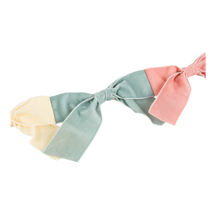Pastel Velvet Bow Garland