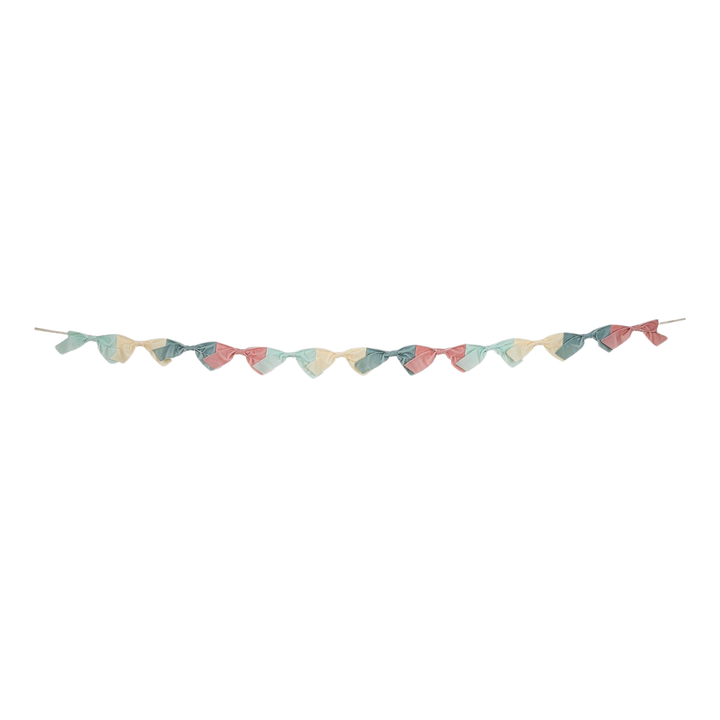 Pastel Velvet Bow Garland