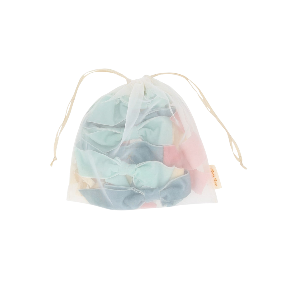 Pastel Velvet Bow Garland