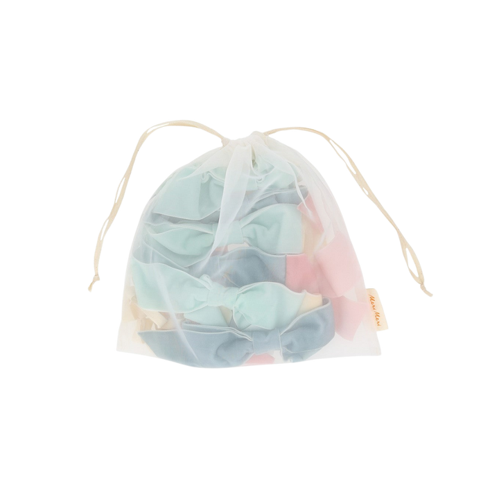 Pastel Velvet Bow Garland