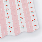 Pink and White Vintage Rose Guest Napkin