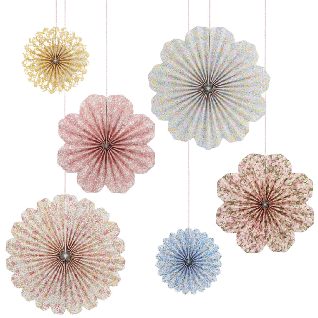 Assorted Pastel Color Paper Flower Decoration