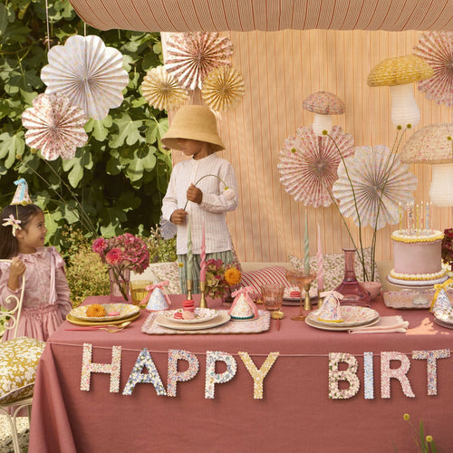 Assorted Pastel Color Paper Flower Decoration