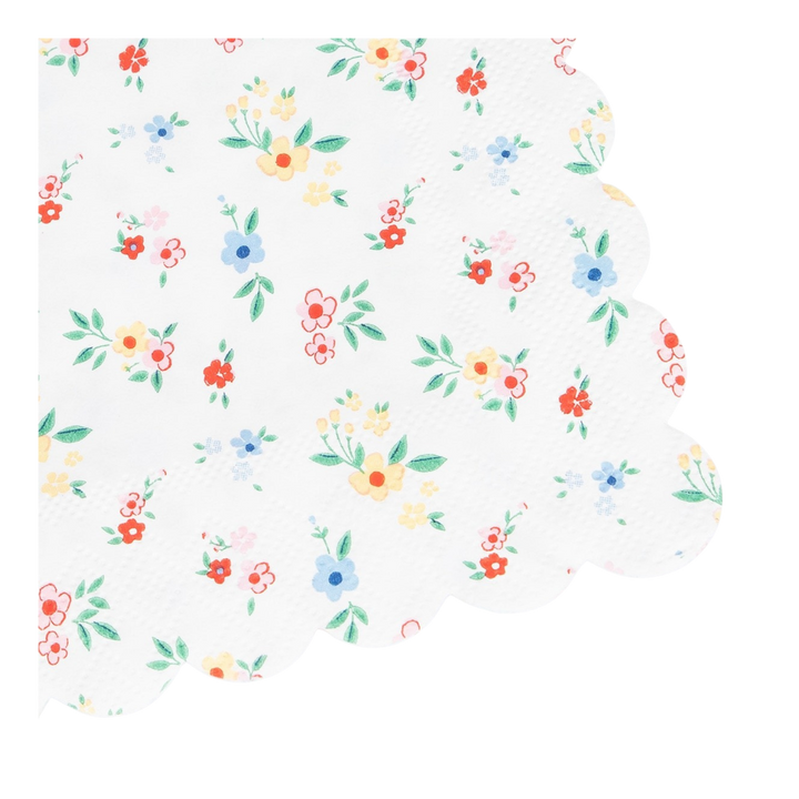 Ditsy Posy Scalloped Large Napkins