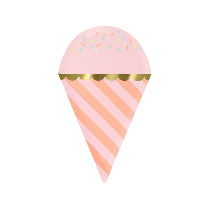 Pastel Ice Cream Sprinkles Dinner Plates