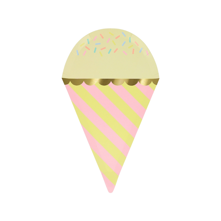 Pastel Ice Cream Sprinkles Dinner Plates