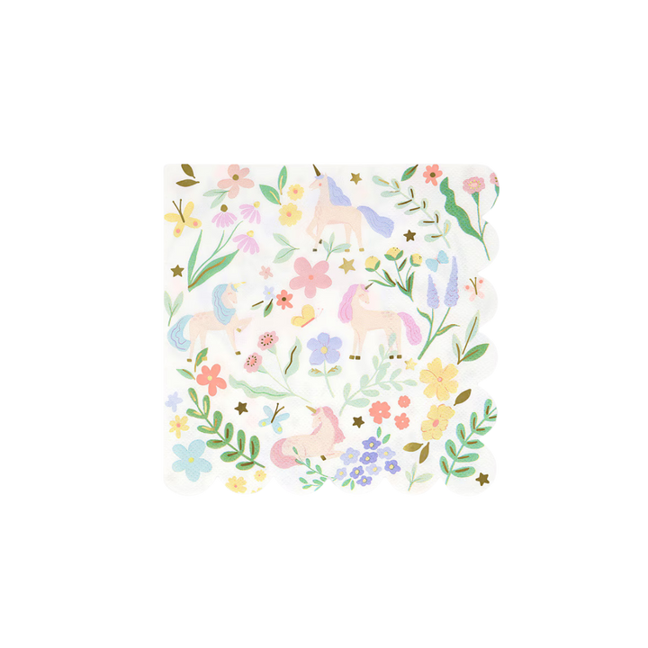 Meadow Unicorns Small Napkins