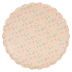 Ditsy Vintage Scallop Plates - 2 Sizes