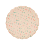 Ditsy Vintage Scallop Plates - 2 Sizes