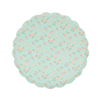 Ditsy Vintage Scallop Plates - 2 Sizes