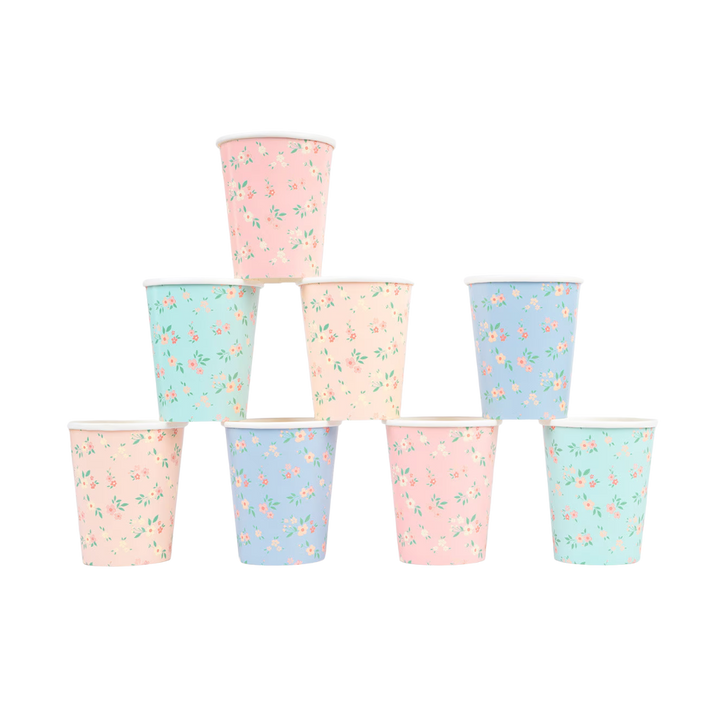 Vintage Ditsy Cups