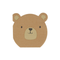Brown Woodland Bear Cocktail Napkins
