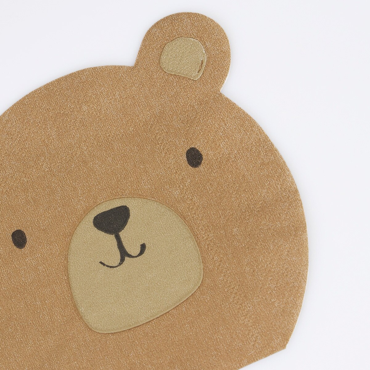 Brown Woodland Bear Cocktail Napkins