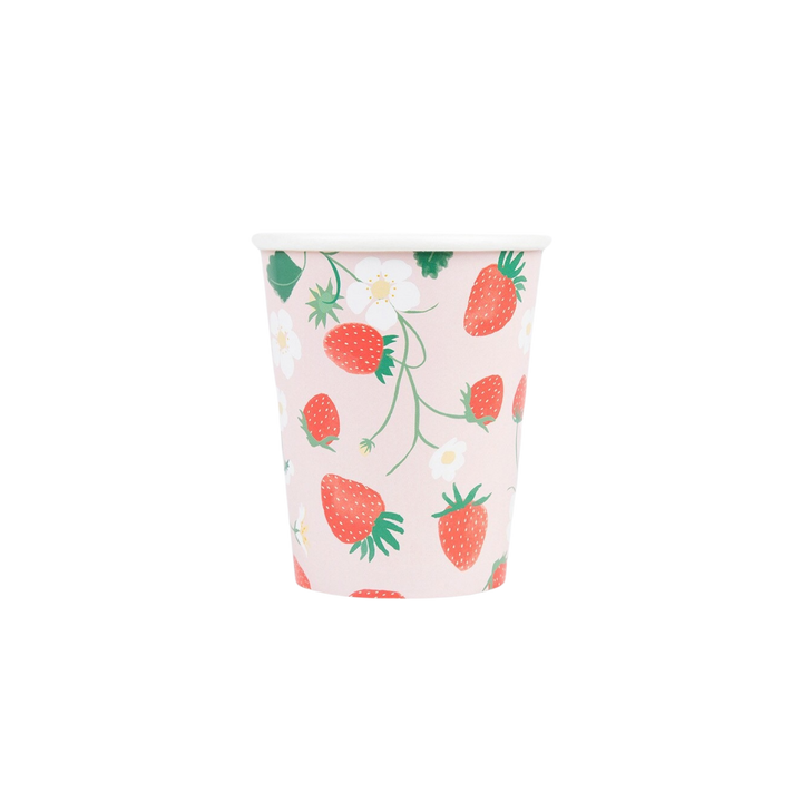 Strawberry Pattern Cups