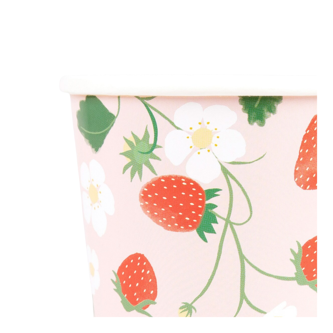 Strawberry Pattern Cups