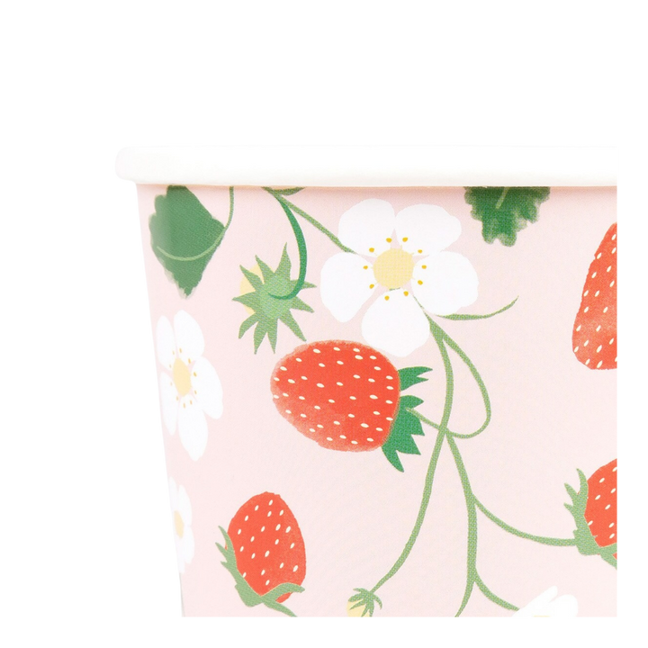 Strawberry Pattern Cups