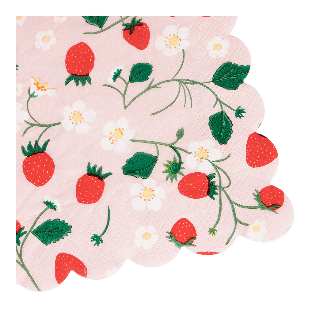 Strawberry Pattern Large Napkins