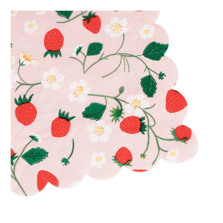 Strawberry Pattern Large Napkins
