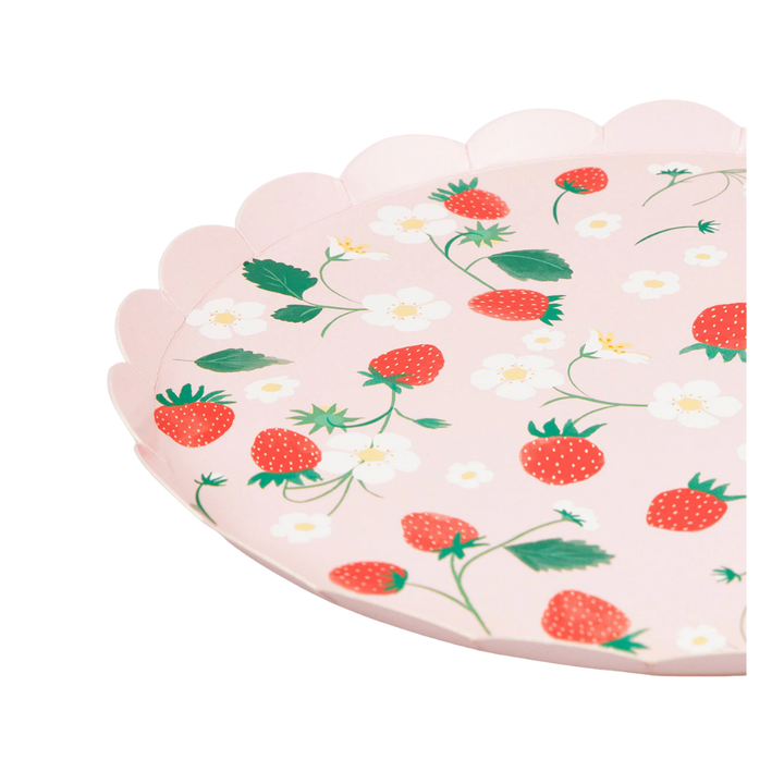 Strawberry Pattern Side Plates
