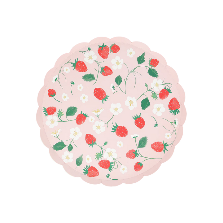 Strawberry Pattern Side Plates