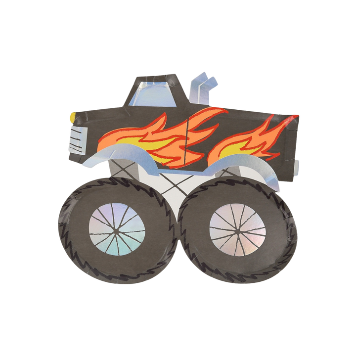 Monster Truck Dinner Plates