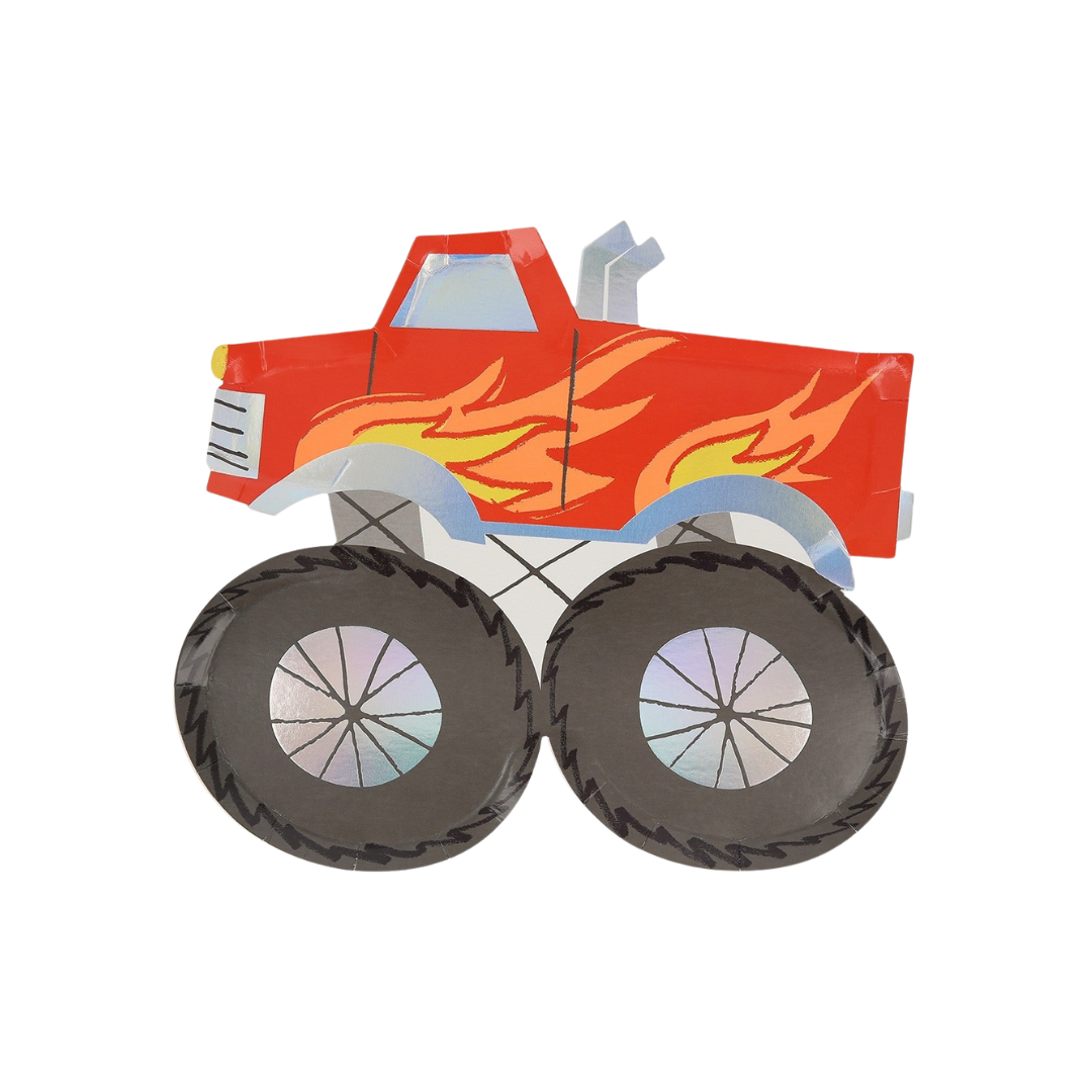 Monster Truck Dinner Plates