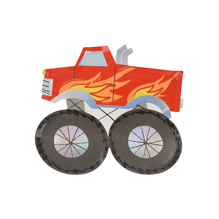 Monster Truck Dinner Plates