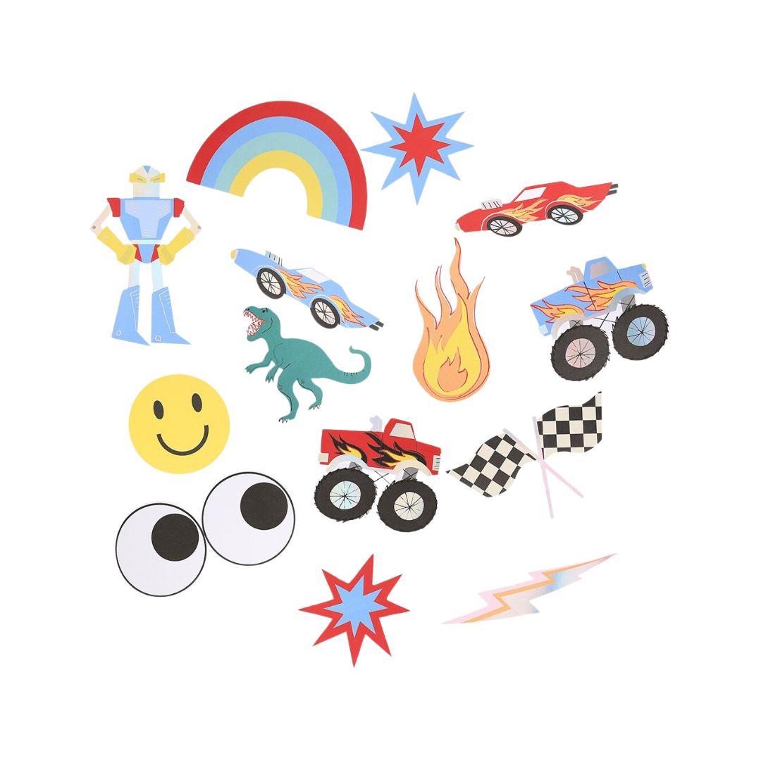 Toybox Icon Shaped Stickers