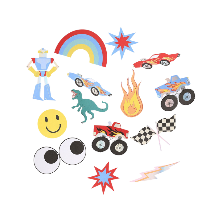 Toybox Icon Shaped Stickers