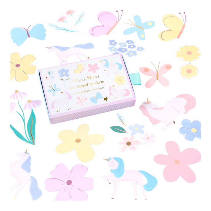 Unicorn Shaped Stickers - 25 pcs