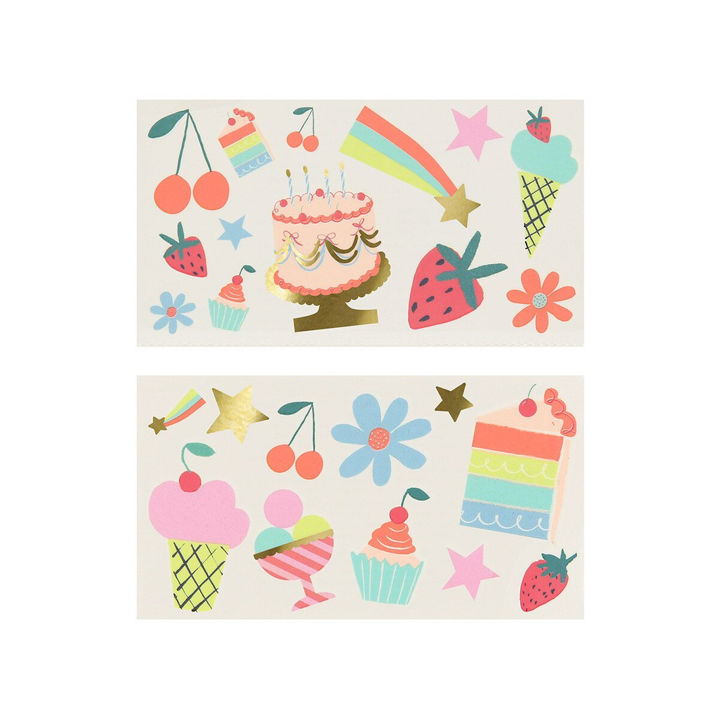 Birthday Temporary Tattoos
