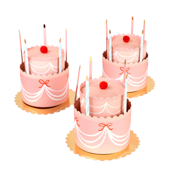 Fancy Cake Party Hats - 8pk