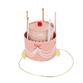Pink Birthday Cake Party Hat