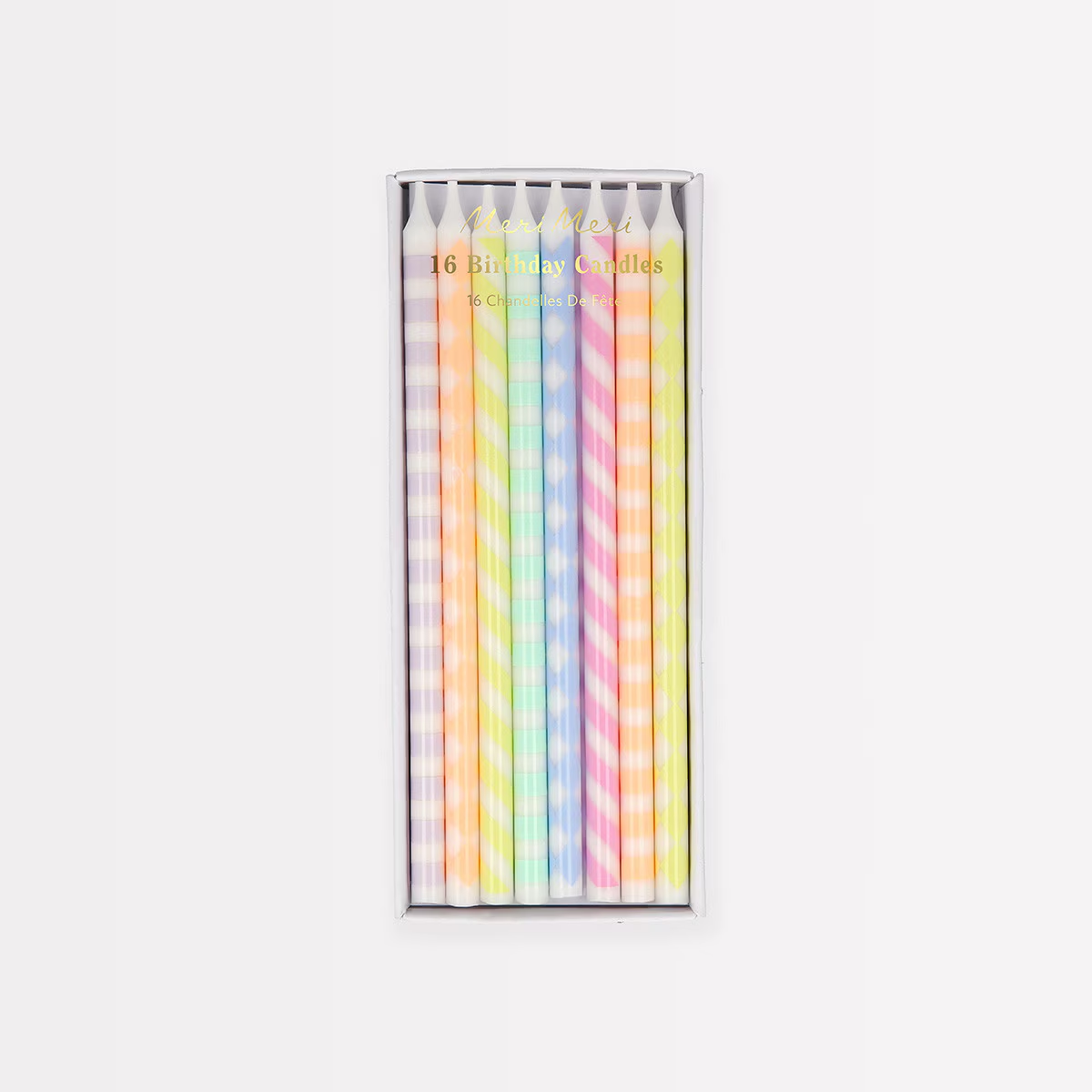 Pastel Patterned Candles