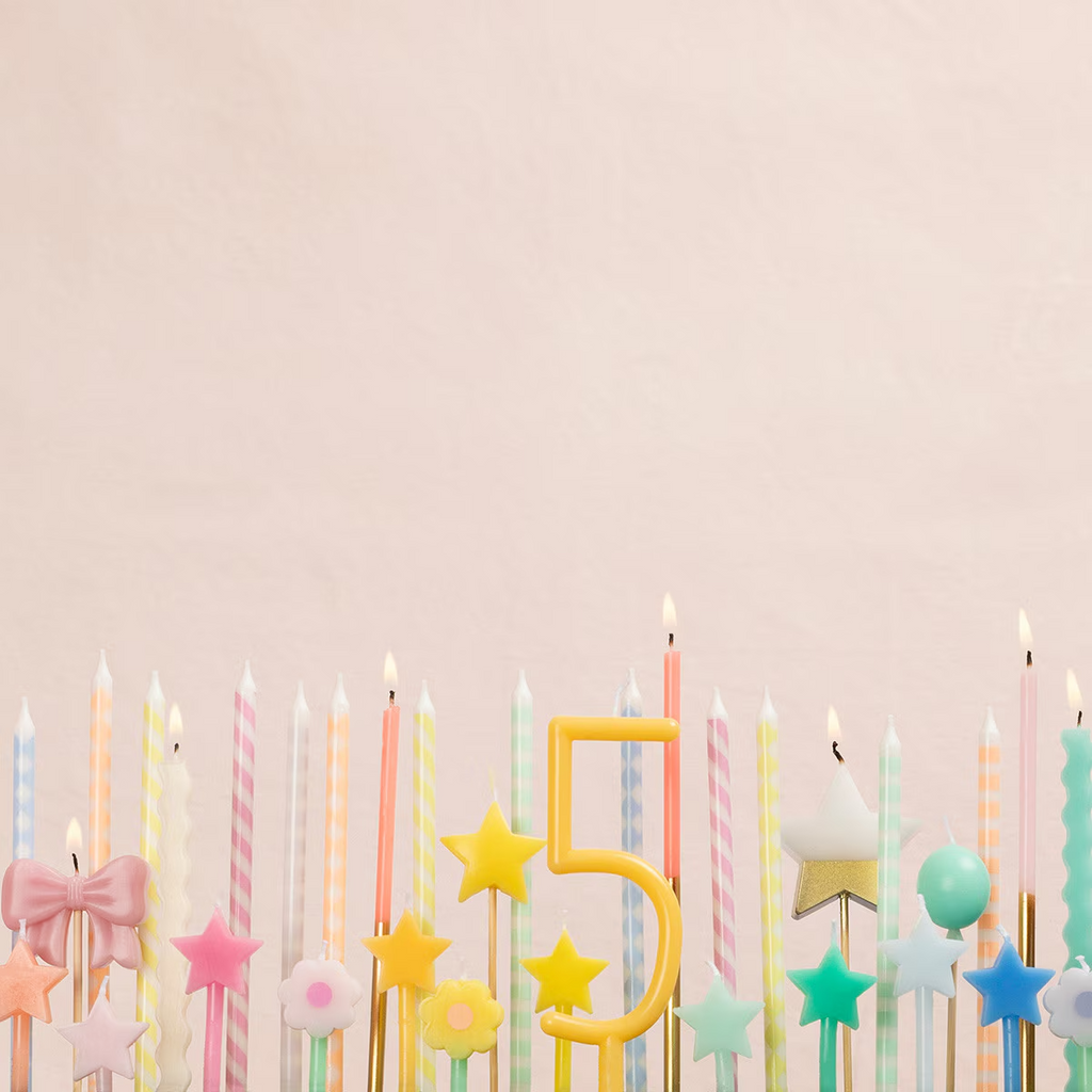 Pastel Patterned Candles