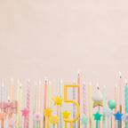 Pastel Patterned Candles