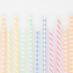 Pastel Patterned Candles
