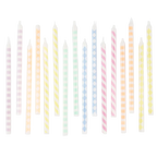 Pastel Patterned Candles