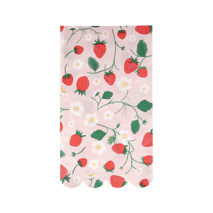 Strawberry Pattern Guest Towels