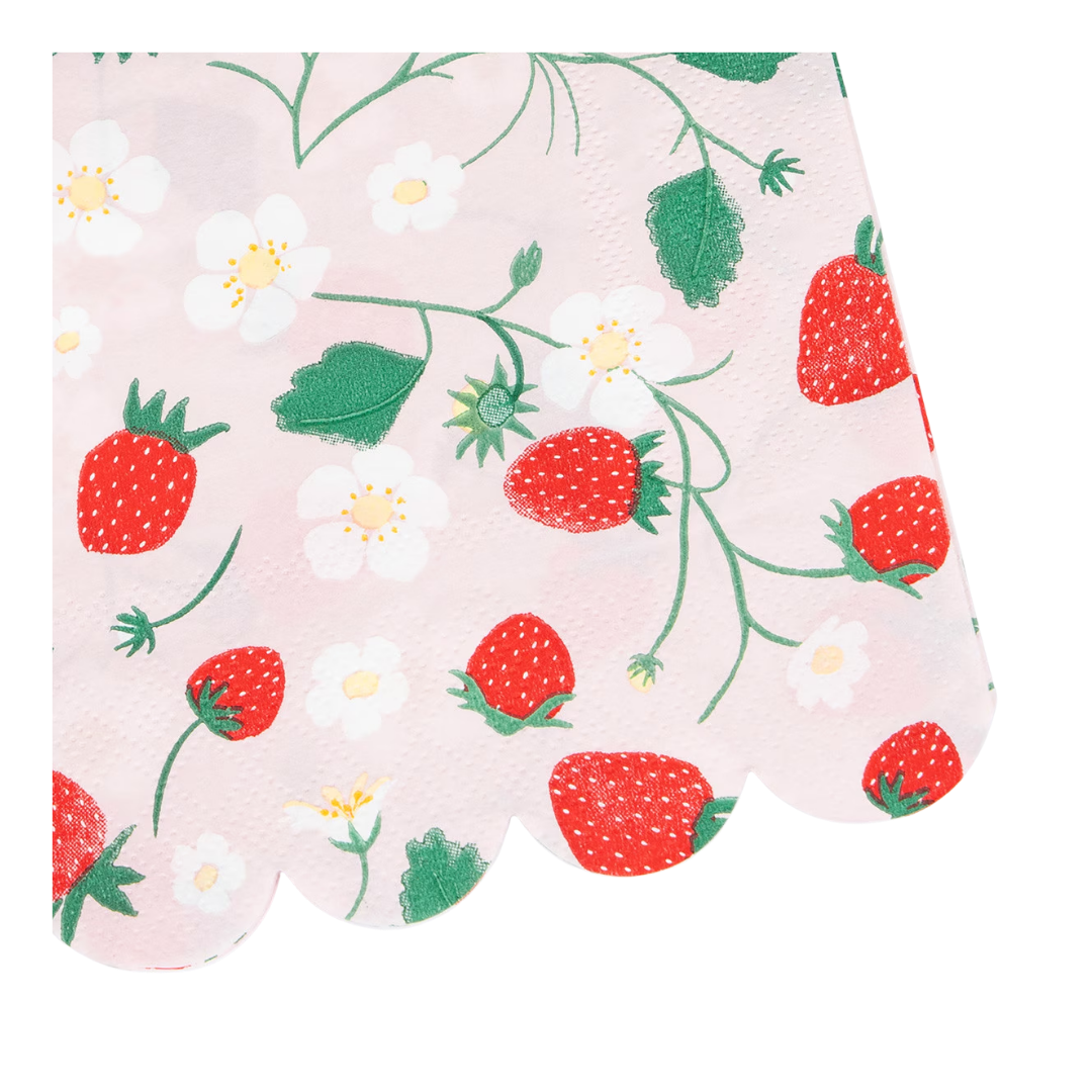 Strawberry Pattern Guest Towels