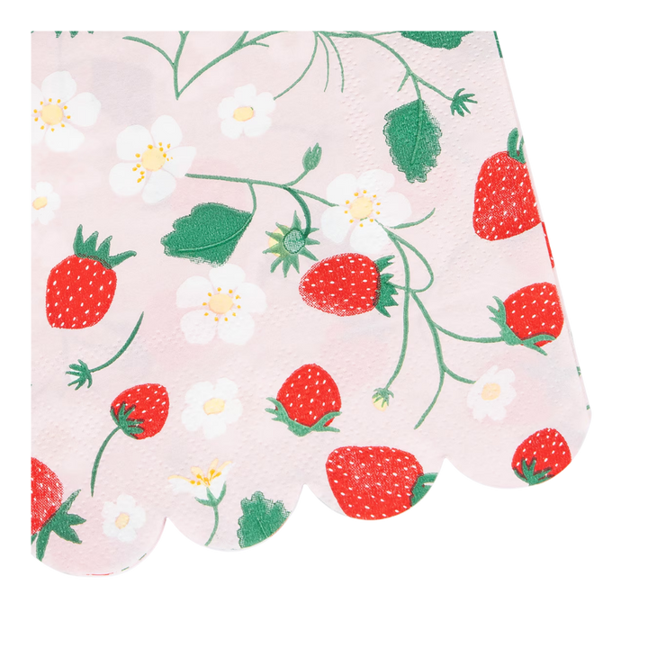 Strawberry Pattern Guest Towels