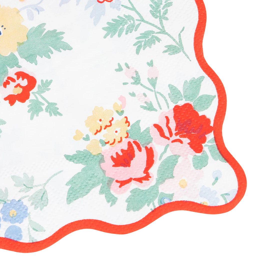 Vintage Floral Small Napkins