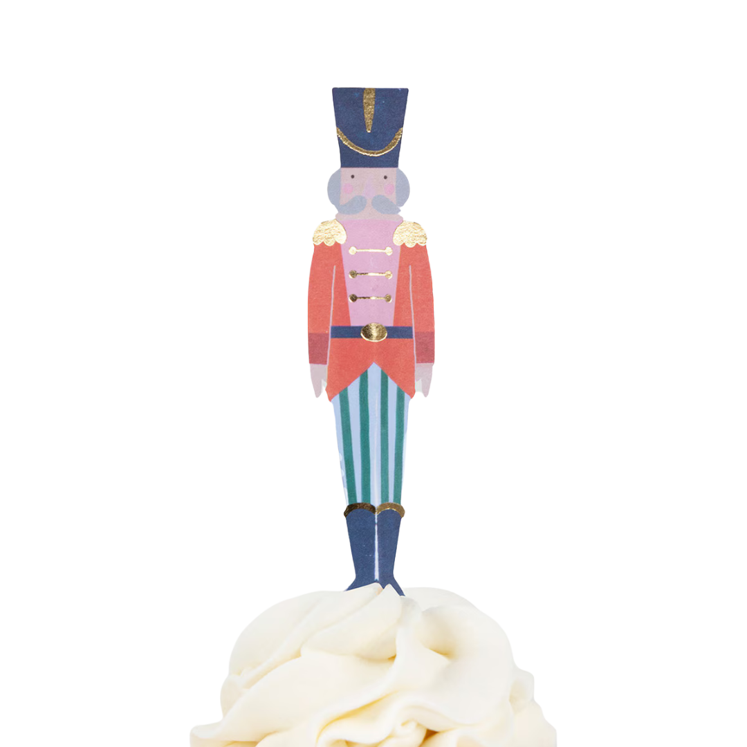Multicolor Nutcracker Ballet Cupcake Kit - 24 pcs