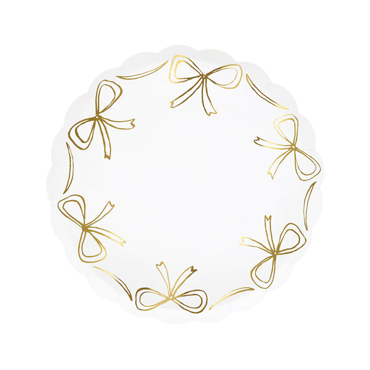 Gold Bow Side Plates