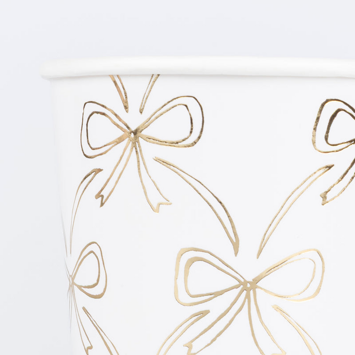 Gold Bow Cups
