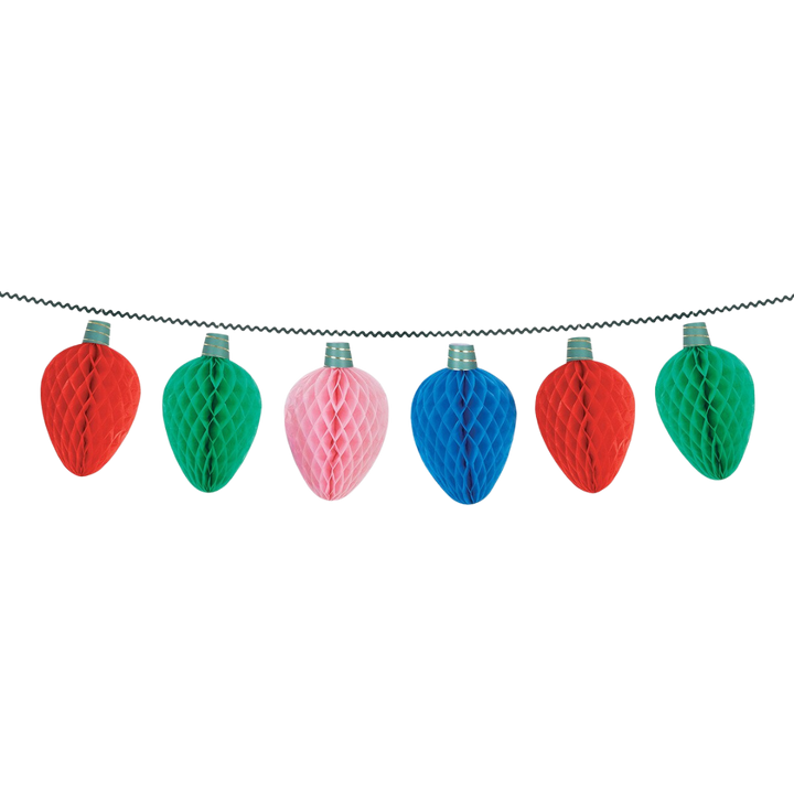 Multicolor Giant Honeycomb String Light Garland