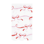 Pink red bow napkin with scalloped edge for birthday from Parte Haus party supply store in Bethesda MD