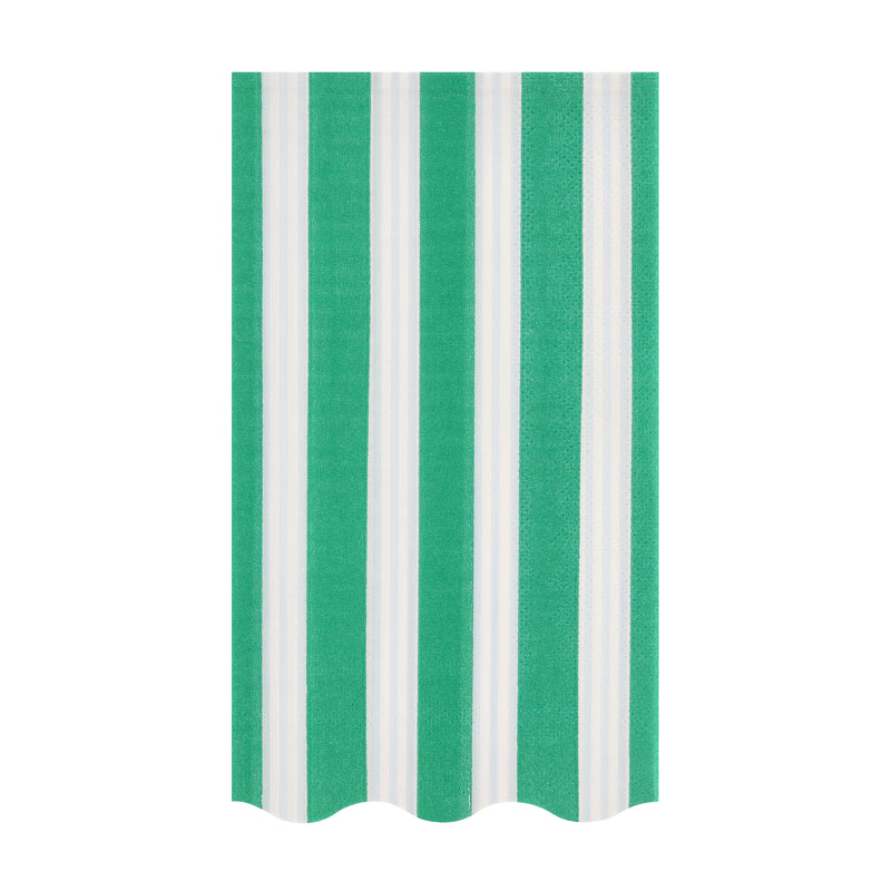 Red and Green Festive Stripe Guest Towels