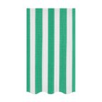 Green and white striped napkin with scalloped edge summer picnic from Parte Haus party supply store in Bethesda Maryland