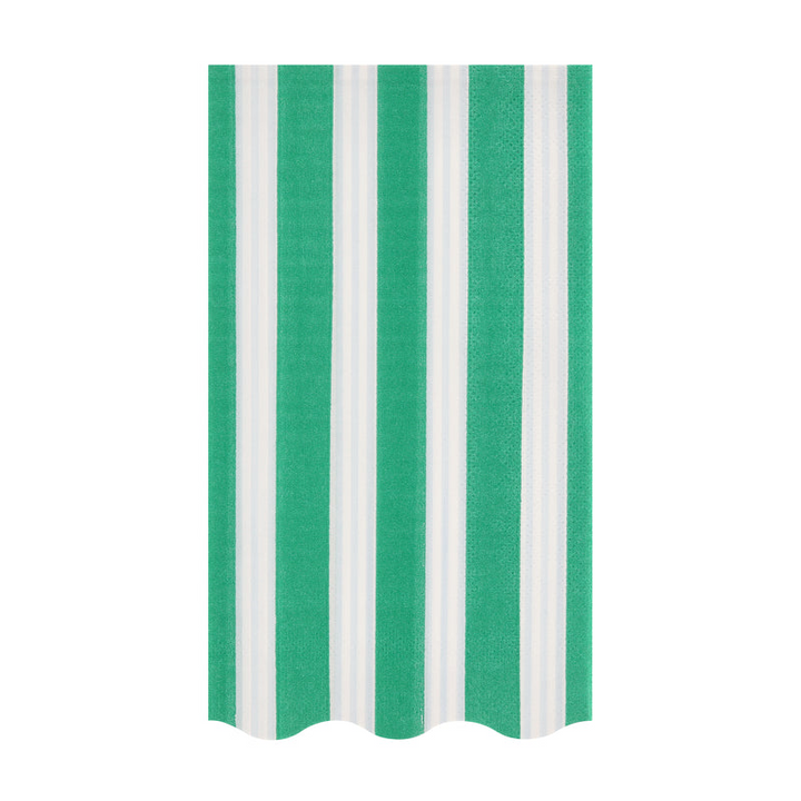 Red and Green Festive Stripe Guest Towels